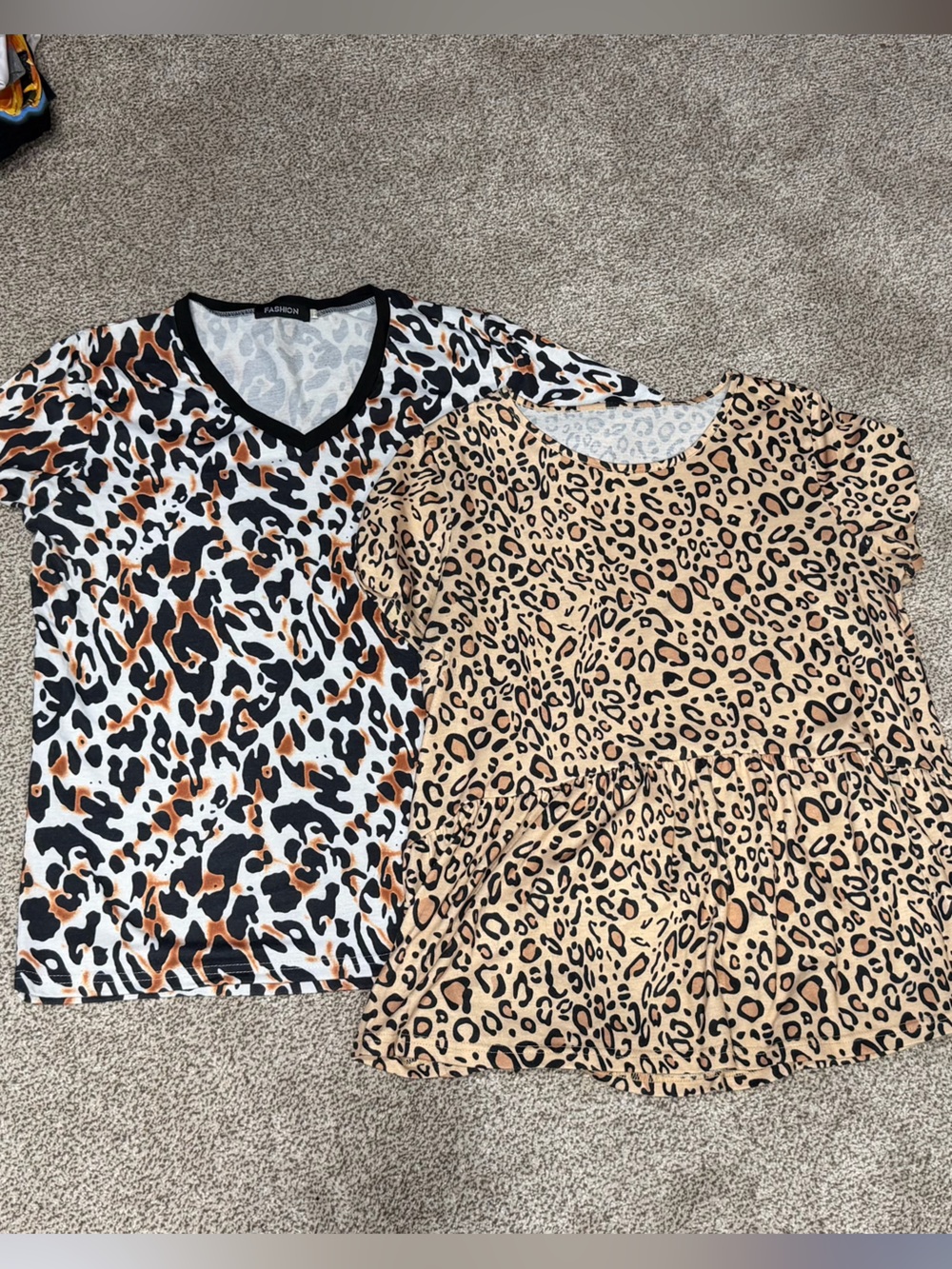 Leopard Print Tops Bundle - Set of 2 Tops